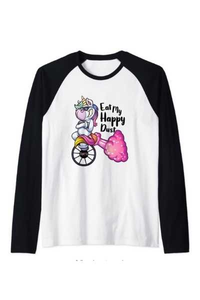 Unicorn Raglan Baseball Tee