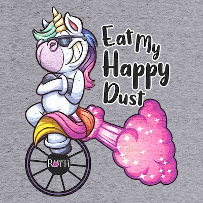 Eat my happy dust