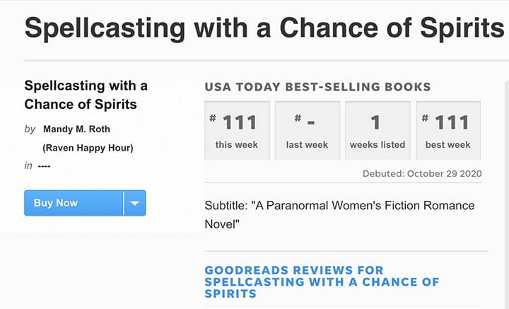 USA TODAY bestseller proof spellcasting with a chance of spirits
