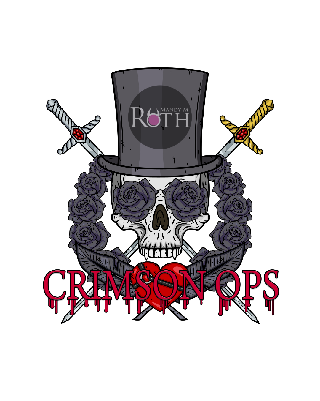 Crimson Ops Skull and Top Hat